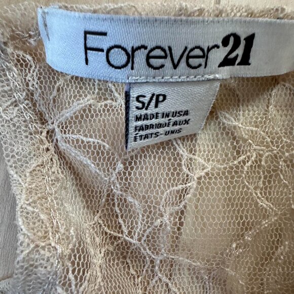 Vintage 2000s Forever 21 Lace Dress – Ethereal Fairycore Top - Picture 4 of 8